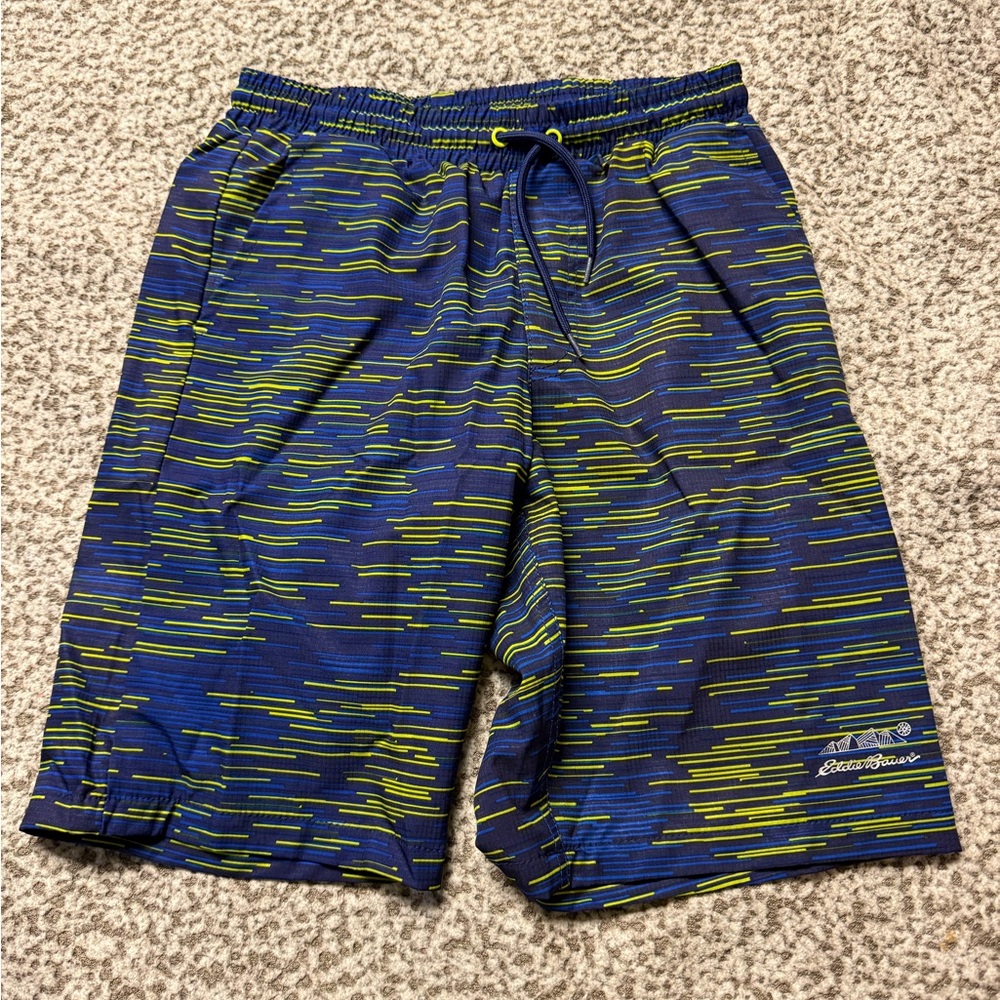 Eddie Bauer Kids Swim Trunks - Blue and Green